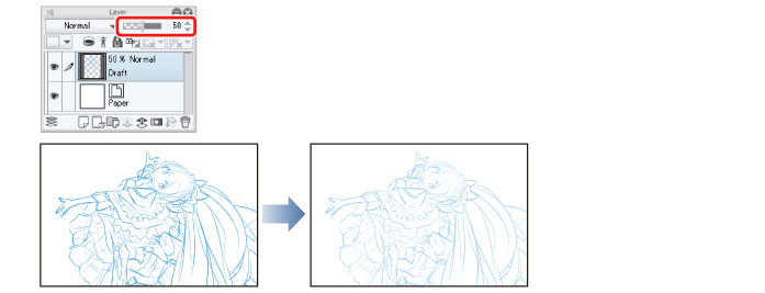 clip studio separate colors into layers