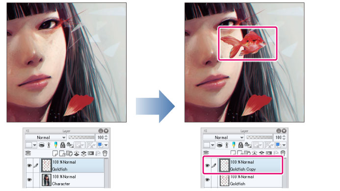 how to duplicate frame in clip studio paint