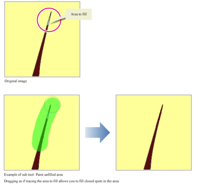 CLIP STUDIO PAINT Instruction manual - Fill Tool