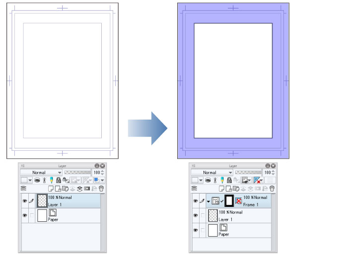 CLIP STUDIO PAINT Instruction manual Creating a Comic Frame