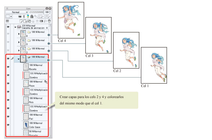 CLIP STUDIO PAINT Guía de inicio Colorear